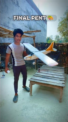 Final pent 🎨// #shorts #experimnent #diy #rcplane