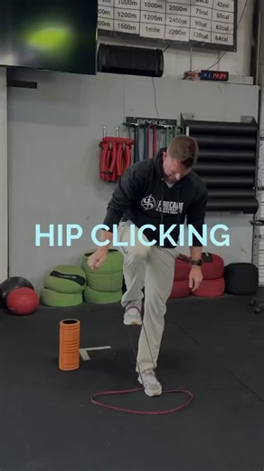 ProCare Chiropractic Cypress on Instagram: "Hip clicking? You’re not alone. Most hip clicks during flexion and extension are just a tight muscle snapping over a bony point — kind of like plucking a guitar string. If there’s no pain and no loss of motion, it’s usually not a problem. But if it’s annoying, the fix isn’t to stop moving. It’s better hip control. Simple fix to try: A standing banded march. Light band, steady resistance. Stay tall, engage the core, and move slow with control. Training 
