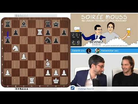Laurent Fressinet faces Alireza Firouzja, the Iranian prodigy rated 2723 Elo at 16 years old!