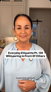 Carla Shellis on Instagram: "Everyday Etiquette Pt. 139: Whispering in front of others #everydayetiquette #etiquette #whispering #relationships #friendships"