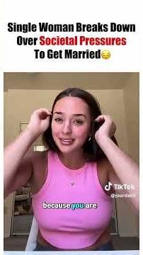 unmarried woman tears ups breaks down abt social pressure
