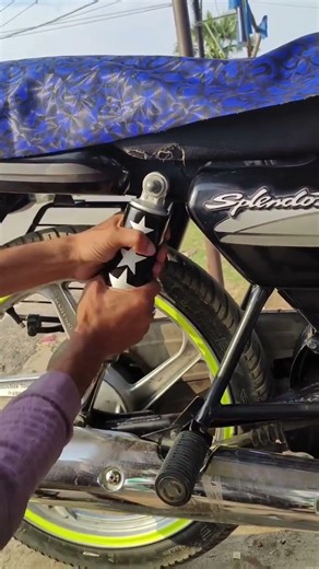 splendor shocker star #sticker #bike #modified #ytshorts #hero #splendormodified #viralshort