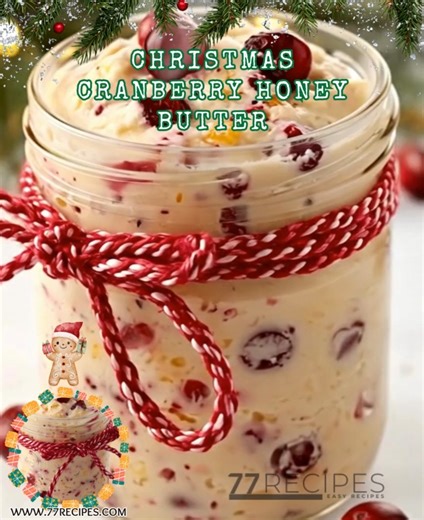 Sweet, tangy, and festive! 🎄✨ Learn how to make Christmas Cranberry Honey Butter – the perfect addition to your holiday table. 🧈🍞 It’s quick, easy, and so delicious! Recipe in the first (C.O.M.M.E.N.T) 👇👇 #fblifestyle | Taste Of Recipes