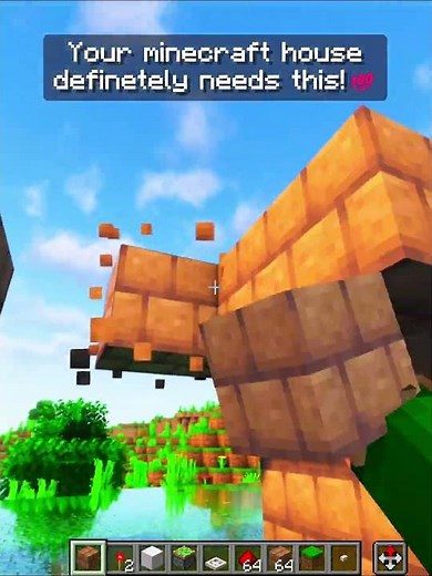 ✅Minecraft: How To Build a Garage Door!