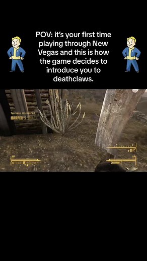 Surprising Deathclaw Encounter in Fallout New Vegas!