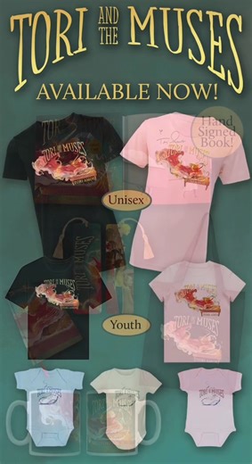 TORI AND THE MUSES — NEW MERCH DROP ✨ The holiday spirit arrived early at the Tori Store. We’ve just stocked a limited selection of brand-new Tori and The Muses merch — including a hand signed book, jewelry, onesies, totes, shirts, mugs, and more. Click the 🔗 below to explore the new collection while supplies last. http://toriamos.com/store | Tori Amos