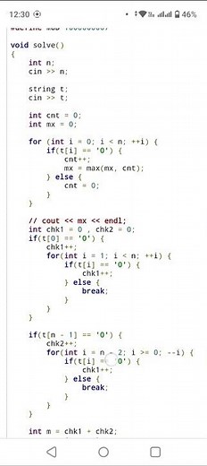B. Optimal Shifts || Div2 || Codeforces Solution in C++