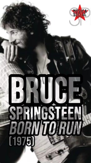BRUCE SPRINGSTEEN • BORN TO RUN • 1975 | Best Albums of 1975 #brucespringsteen #discododia #shorts