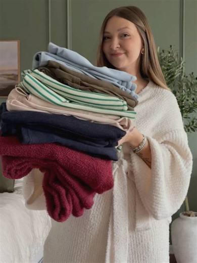 📱#LTK on Instagram: "Soft, stretchy, and made for real life. 🫶 These cozy postpartum sets are trending on LTK — because comfort is the look. Comment FOLLOW to find what real moms are wearing, loving, and living in. #ShopLTK #postpartumoutfit #postpartum #loungesets LinkDM *196*"