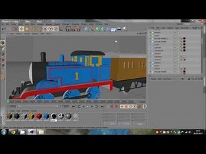Cinema 4D | Thomas The Tank Engine Model Download