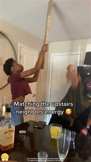 Tormented by the noise upstairs, I'm about to fight back#funny #noisyneighbors #apartment #neighbor