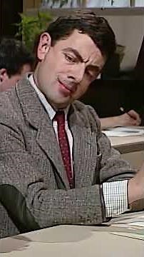 Mr Bean Tries to CHEAT On EXAM? #classicmrbean #mrbean #classicbean #shorts