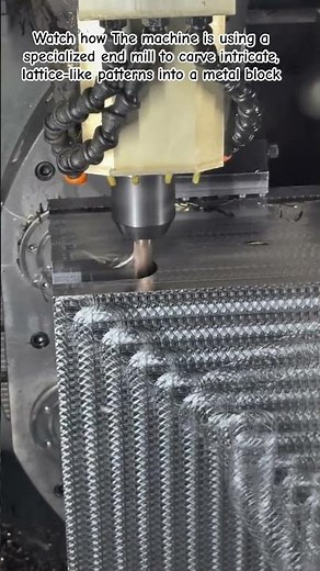 The Art of Precision: Intricate CNC Milling #CNC #Machining #Engineering #Metalworking #Industrial