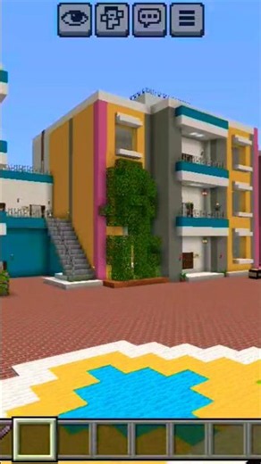 Tarak Mehta ka ulta chasma gokuldham society in Minecraft #shorts #tmkoc#minecraft