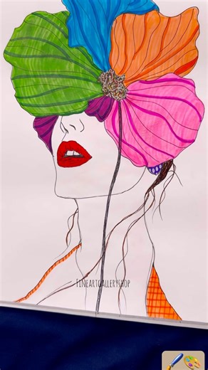 How To Make Creativity🎨 #youtubeshorts #art #drawing #diy #creative #explore #youtuber #gift #love