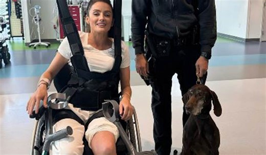 Virginia Macari says life saving surgery left her paralysed
