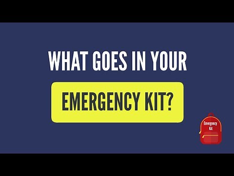 What goes in your emergency kit?