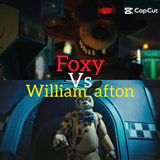 foxy vs William afton #ação #fnaf #fivenightsatfreddy
