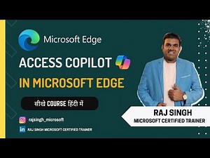 How to Access Copilot in Microsoft Edge | Raj Singh Microsoft