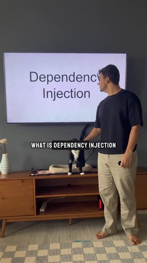 Arjay McCandless on Instagram: "Dependency Injection Big fan of dependency injection. Remember, this is a DESIGN PATTERN. Many frameworks implement this for you, but the high level concept is just that, a concept. #coding #programming #csmajors #softwareengineer"
