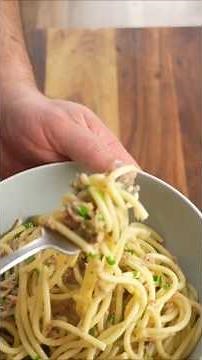 Canned Tuna Pasta #pasta #easyrecipe #tuna #cannedtuna #capers #quickrecipe