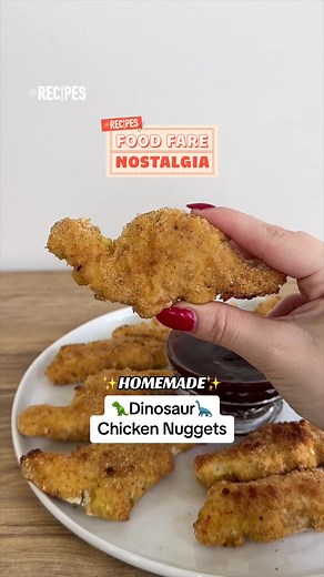 Homemade Dinosaur Chicken Nuggets Recipe for Kids