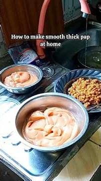 How to Make Smooth Pap at Home | Nigerian Pap Tutorial.