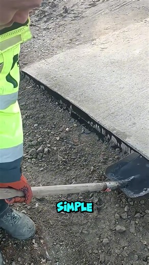 Workers heat and seal asphalt edges with liquid bitumen to bond new layers perfectly. #RoadBuilding #Engineering #Satisfying | Taylor’s on Toft