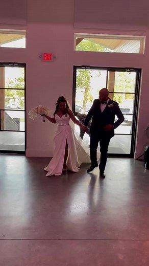5.7K views · 170 reactions | Check out this #Bride & #Groom entrance #wedding #weddingreception | Tristan Stuart Visuals | Facebook
