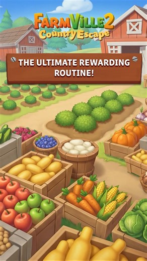 POV: The most satisfying 30 seconds of your day. 🐄🍎 Everything perfectly ripe and ready to go. What's your favorite FarmVille 2: Country Escape view! Tell us in the comments below!👇 #FarmVille2CountryEscape #FarmVille #newyear2026 #ASMR | FarmVille 2