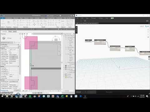 Dynamo Revit - Create Model Lines by Selected Faces