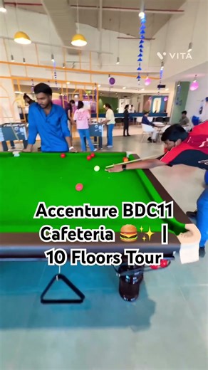 Inside Accenture BDC11 Cafeteria 🍔✨ | 10 Floors Tour