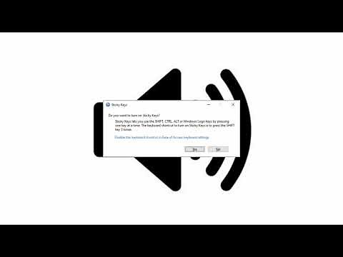 Windows Sticky Keys Sound Effects