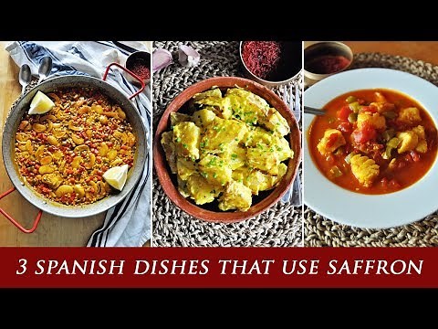 3 SIMPLE + TASTY Spanish Dishes that use SAFFRON