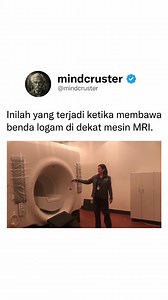 Membawa benda logam ke dalam ruang MRI sangat berbahaya karena mesin ini dilengkapi dengan magnet yang sangat kuat dan selalu menyala setiap saat. Kekuatan medan magnet yang dihasilkan bisa mencapai 60.000 kali lebih kuat daripada medan magnet bumi. 🧲 Ada dua cara untuk "mematikan" medan magnet yang dihasilkan mesin MRI, yaitu: 1. Emergency Quench: Dalam situasi darurat, magnet dapat dimatikan dengan cara melepaskan cairan pendingin berupa helium cair, yang membuatnya kehilangan fase supercoole