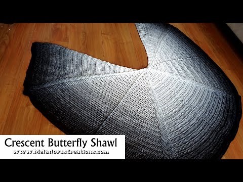Learn How To Crochet A Stunning Butterfly Shawl - Perfect For Beginners!