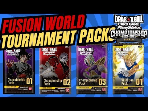 Championship Packs From FUSION WORLD National Tournament! | Dragon Ball Super Card Game