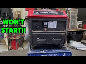 Storm Cat Portable Generator Won't Start