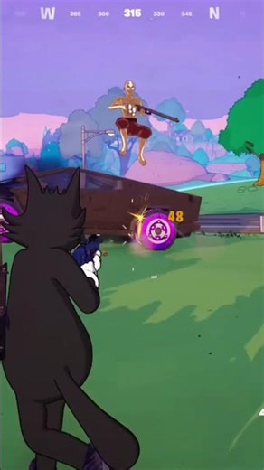 #Fortnite #ZeroBuild with #Itchy and #Scratchy. Another L, had to log off for a moment to crash.