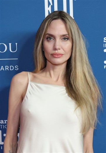 Angelina Jolie’s Ivory Elegance at SBIFF 2025: A Red Carpet Ode to Timeless Glamour • CelebMafia