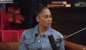 Lala and Carmelo Anthony say they strategically named son Kiyan Carmelo instead of his dad’s name Carmelo Kiyan so that he wouldn’t be a junior and would feel less pressure coming behind him! #Syracuse #Parenting #Melo #FYP | Timeout Sports Podcast