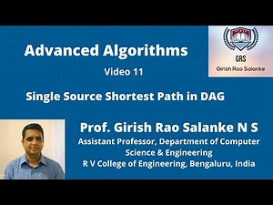 11 Single Source Shortest Path in DAG