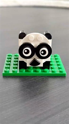 LEGO Fun Build | How to build a Panda 🐼 #lego #legobuild