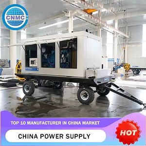 [Hot Item] Advanced 12kw Silent Diesel Gauge Panel Monitoring and 120kVA High-Power Output Trailer-Mounted Generator