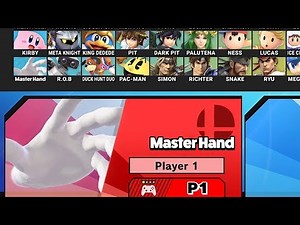 Super Smash Bros. Ultimate - Playable Master Hand