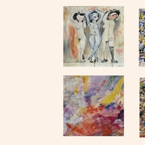 Richard Diebenkorn Signed Vintage Oil Painting Abstract American Art - Etsy