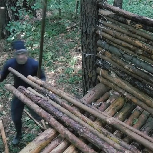 387K views · 3.9K reactions | Construction Tree House in the Woods From Start to Finish, Mushroom Soup, Blackberry Tea | VMPC Camping | Facebook