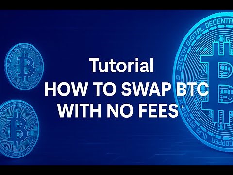 Tutorial How to Swap BTC with No Fees! FREE CRYPTO