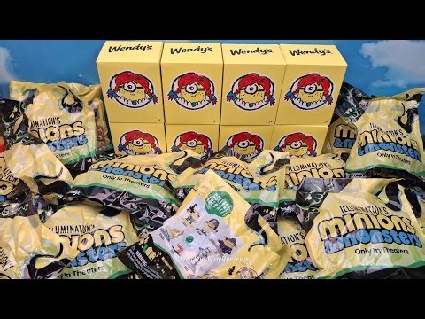 2026 Wendy's Minions & Monsters Mystery Blind Box / Bag Opening and Giveaway
