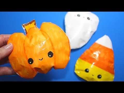 Halloween Paper Squishies | Kawaii Halloween Squishy